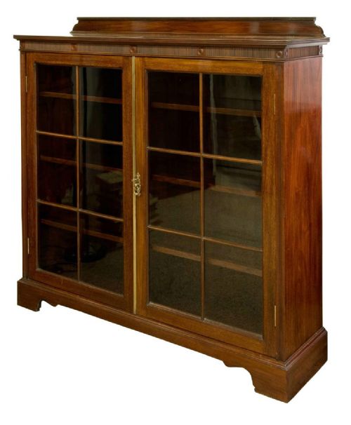 Mahogany Glazed Bookcase