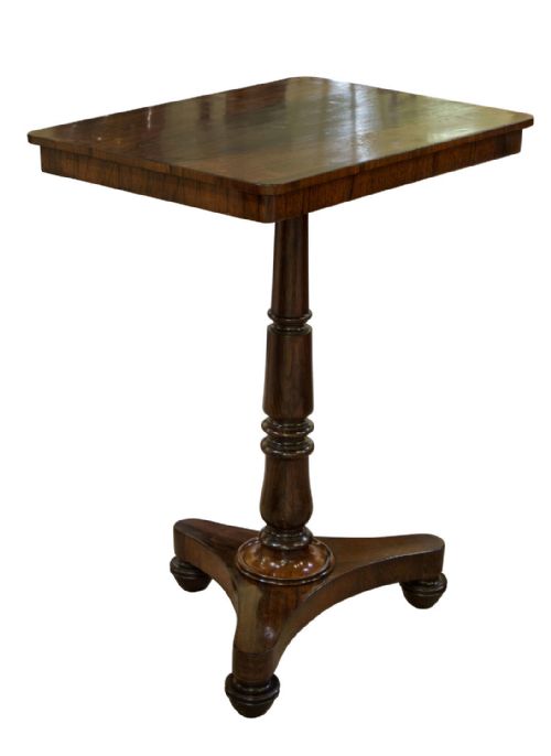 Regency Rosewood Oblong Lamp Table