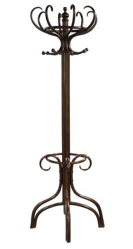 Beechwood Bentwood Thronet Style Hall Coat, Hat & Umbrella Stand with Revolving Top Section