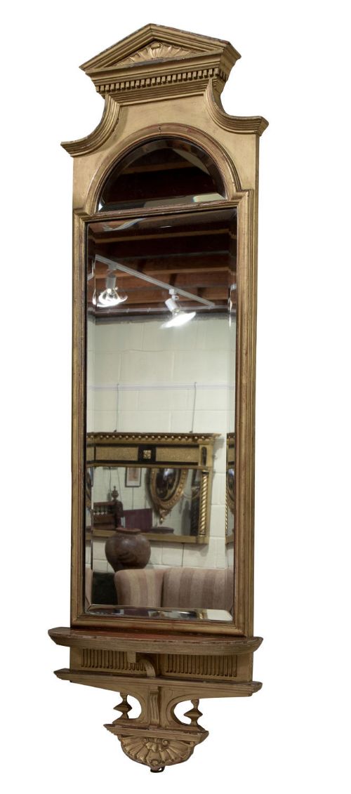 19th Century Neo Classical Gilded Pier Mirror