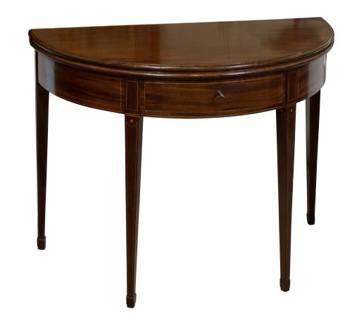 18th Mahogany Demi-lume Tea Table
