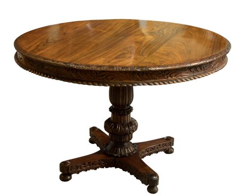 
Anglo Indian Padauk Wood Centre Table C1880