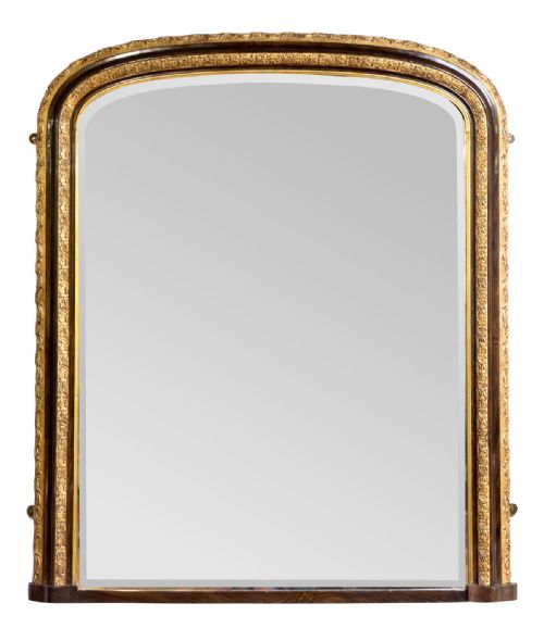 Overmantel Mirror Early 20thc