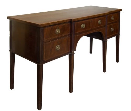 Regency Mahogany Inlaid Sideboard