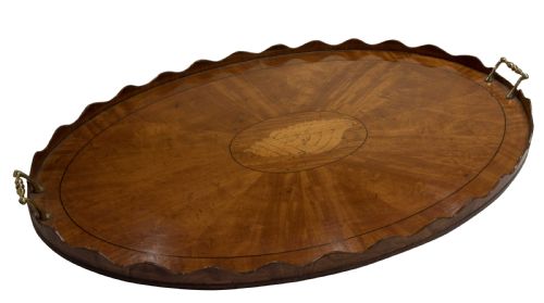 Georgian Style Satinwood Tray