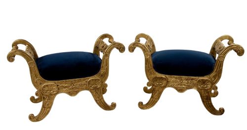 Pair of Gilt Window Seats C1830-40