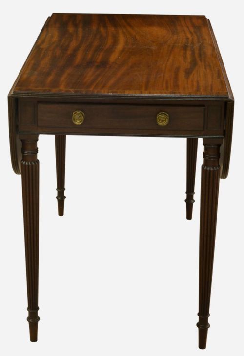 Mahogany Cross-banded Pembroke Table