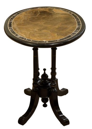 Oval Marble & Slate Topped Table C1890