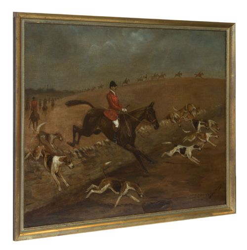 Country Gentleman Oil on Canvas by Cuthbert Bradley