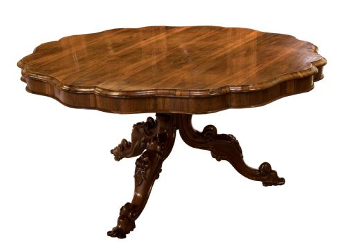 Regency Rosewood Circular Tilt-top Breakfast Table