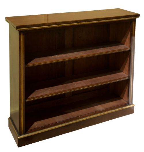 19thc Mahogany & Gilt Open Bookcase C1840
