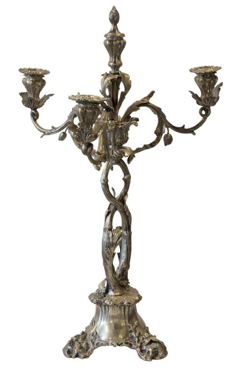 19th Century Silver Plated Candelabra