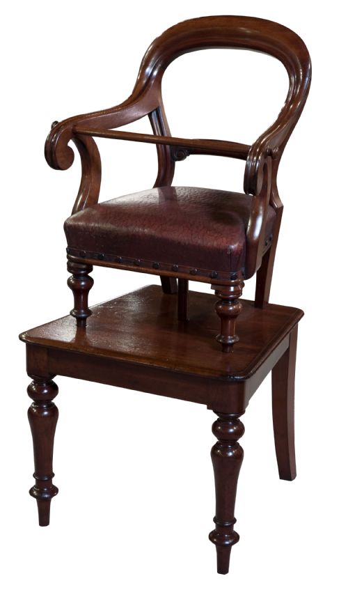Early Victorian Mahogany Childs Chair C1860