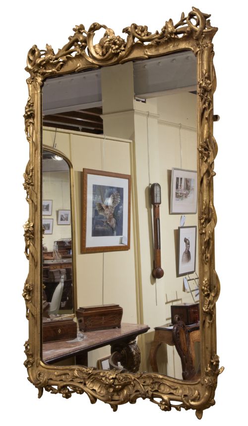 19thc Giltwood Wall Mirror C1880