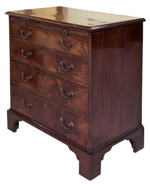George III Mahogany Graduated Chest of 4 Drawers C1780