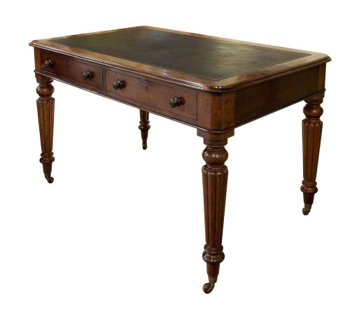 Mahogany Two Drawer Writing Table in Original Condition C1850