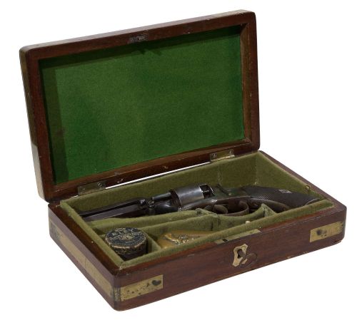 Webley-bentley Tupe Percussion Revolver with Bullet Mould C1850