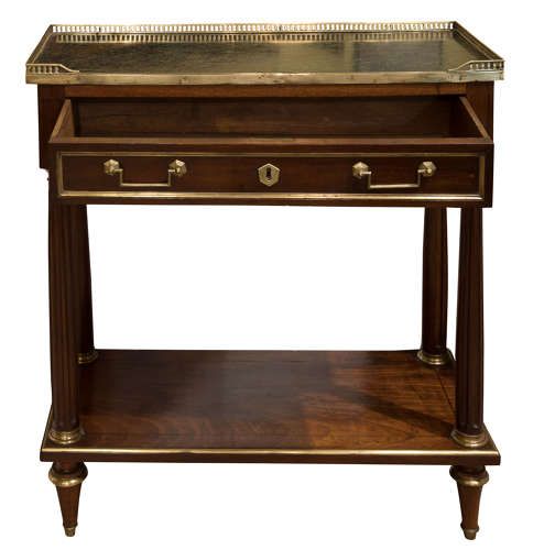 French Empire Mahogany Console Desserte C1820