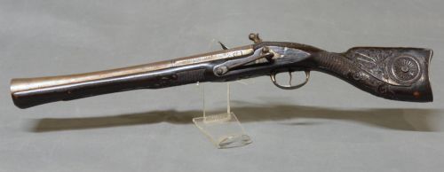 An Italian Flintlock Knee Blunderbuss (Dag)