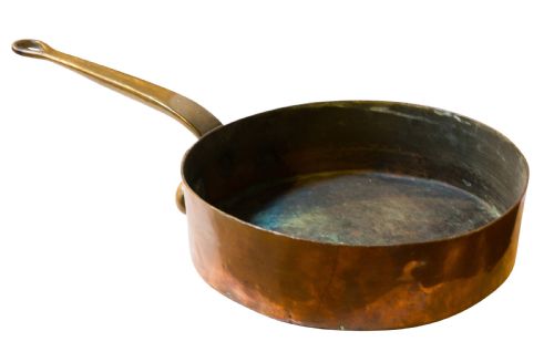 Large Copper Pan C1800