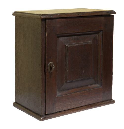An Oak Spice Cabinet Circa 1780