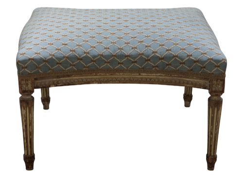 French Gilt Painted Stool 19thc