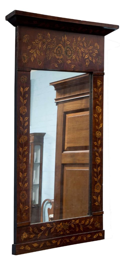 Dutch Marquetry Mirror