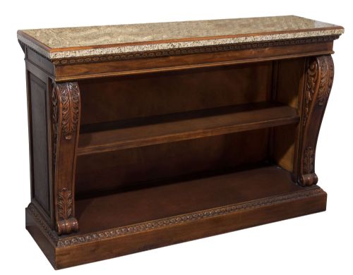 Granite Topped Open Bookcase