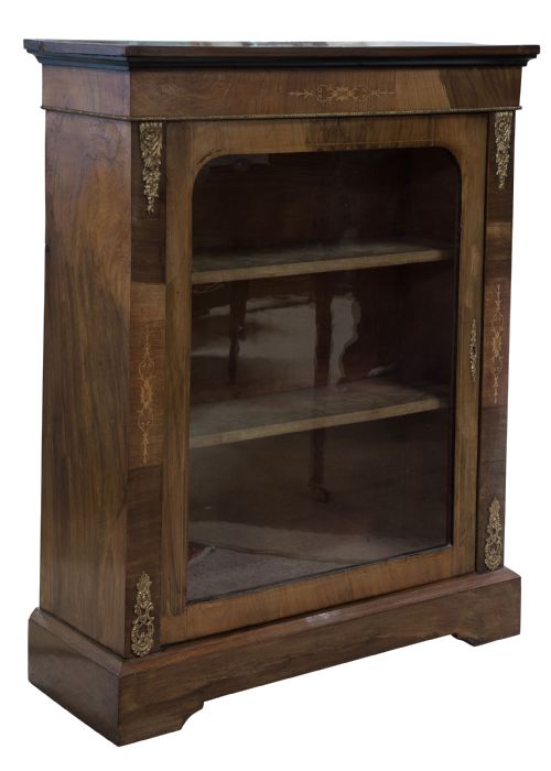 Walnut Pier Cabinet with Ormolu