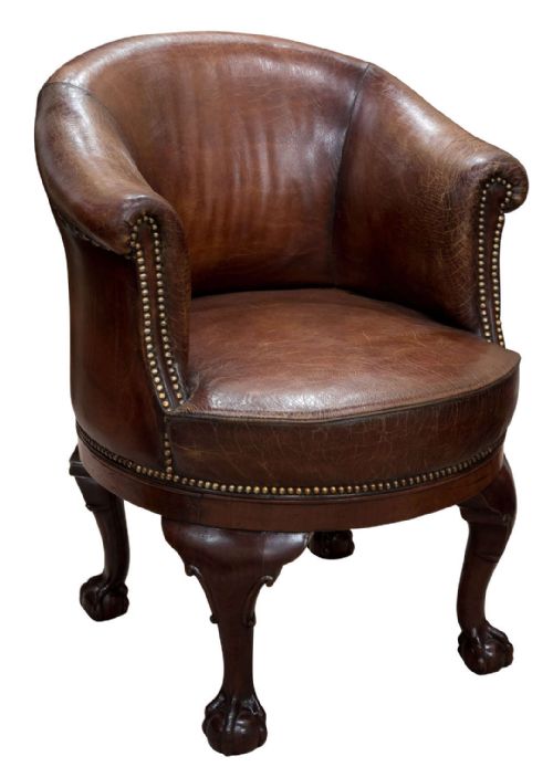 Leather Tub Chair C1890