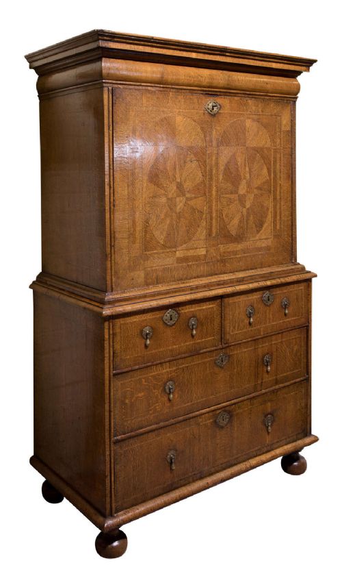 18thc Oak Secretaire