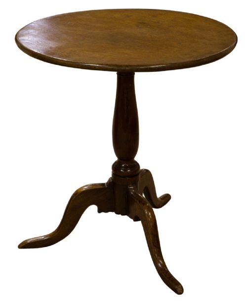 Small Oak Tripod Table 18thc