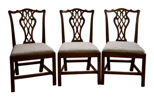 Set of 6 18thc Mahogany Dining Chairs