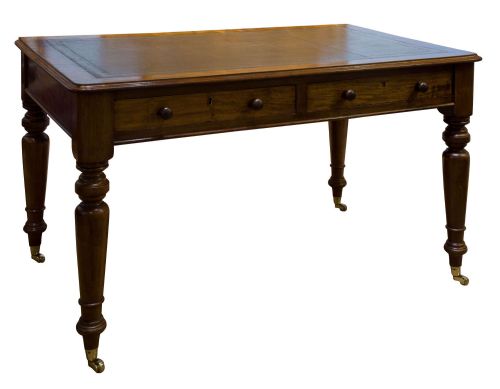 19thc Mahogany Partners Library Table
