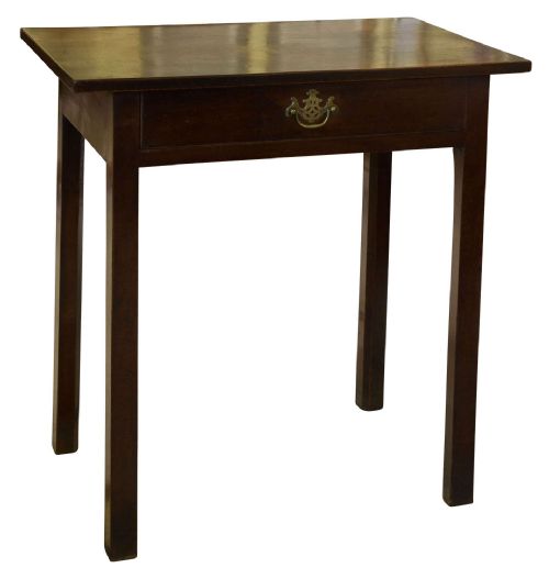 Geo III Mahogany End Table C1760