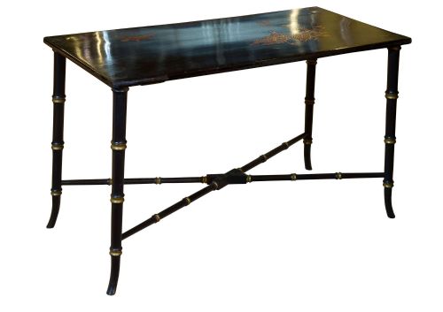 Black Lacquer Rectangular Low Table C1920
