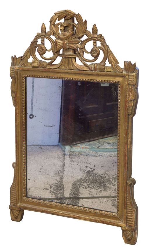 Louis Xv Style Wall Mirror 19thc