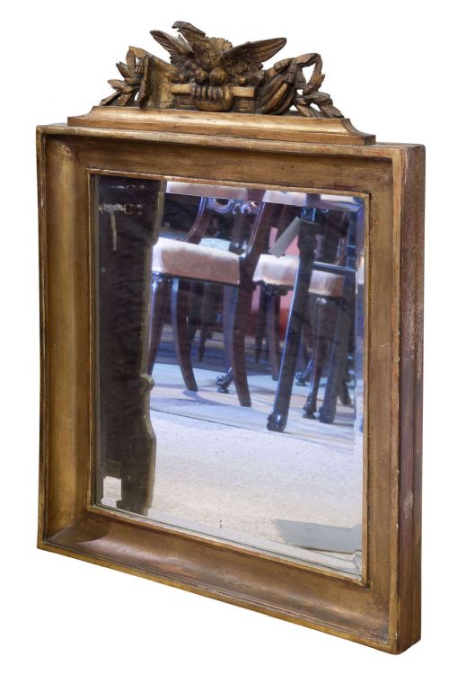 Gilded Rectangular Wall Mirror C1820