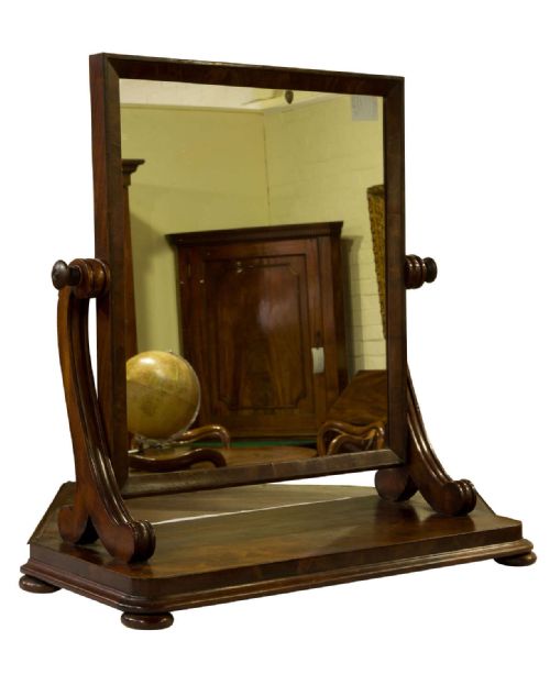William IV Mahogany Dressing Table Mirror C1830