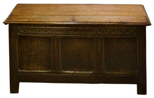 17thc Small Oak Coffer