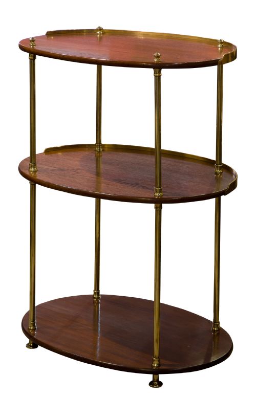 19th Century Teak & Brass Mounted Campaign