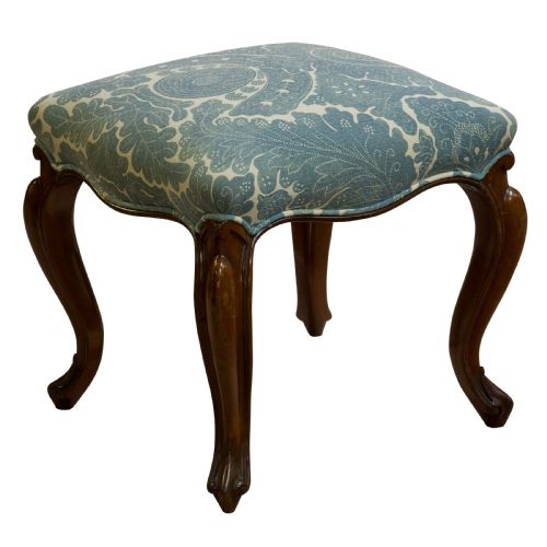 Victorian Rosewood Stool on Cabriole Legs