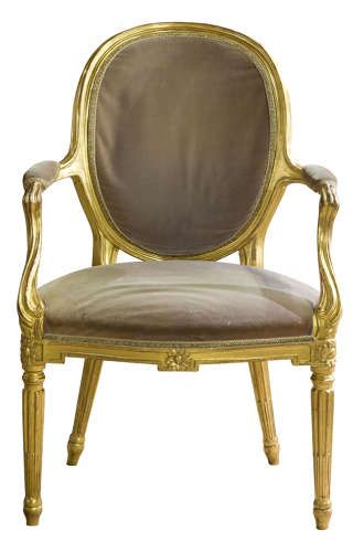 An Early 20th Century Giltwood Arm Chair