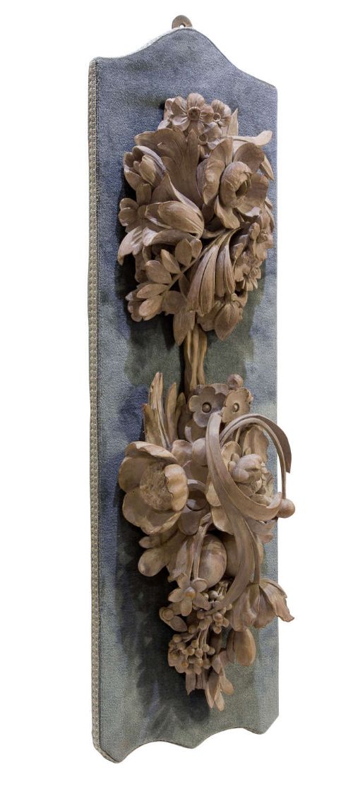 Limewood Carving of Flowers & Foliage