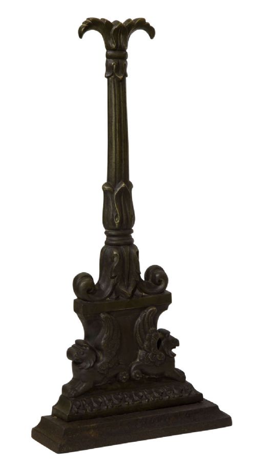 Regency Bronze & Cast Iron Doorstop