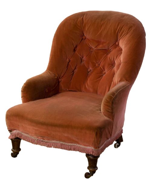 A Victorian Overstuffed Nursing Chair