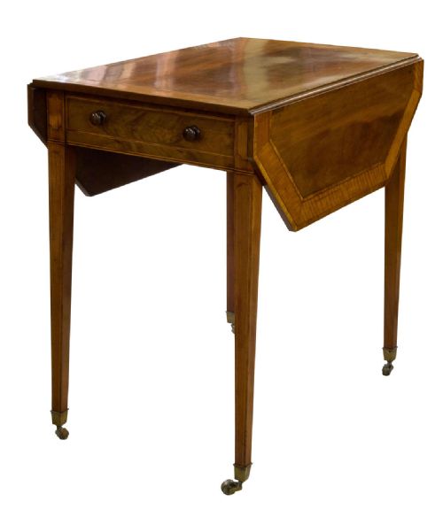A George III Mahogany Satinwood Table