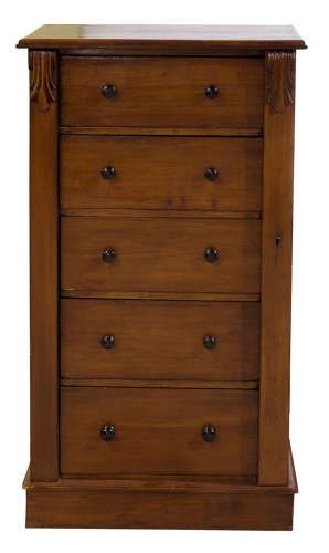 Victorian Mahogany Wellington Chestictorian Mahogany Wellington Chest