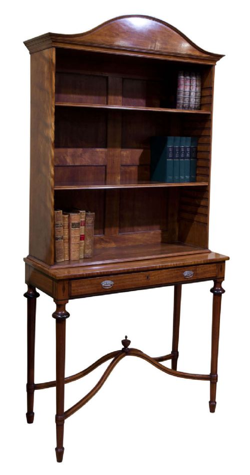 George III Satinwood Open Bookshelves C1830