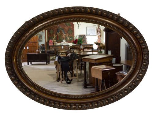 Victorian Oval Mirror C1890
